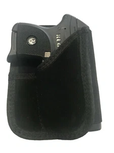 Wallet Gun Holster fits Beretta Tomcat with Laser Back Pocket Style Suede RH - Picture 1 of 6