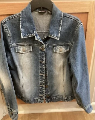 Chaqueta vaquera New York vintage para dama talla XL Foto 1 de 4