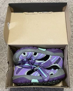 Merrell Hydro Hiker Sandal purple/blue girls sz 10 M- EUC - Picture 1 of 5