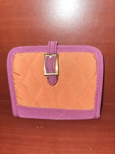 Vera Bradley CARDS & CUTIES MAGENTA / SPICE 4" BY 3" MICROFIBER CARD CASE - Picture 1 of 5