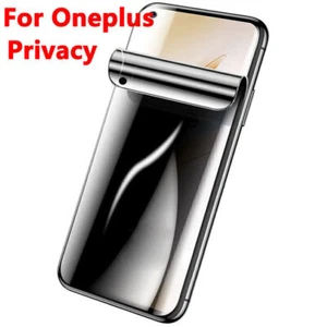Anti Peeping Spy Hydrogel Screen Protector For Oneplus 5/6/7/8T Pro Protective - Picture 1 of 5