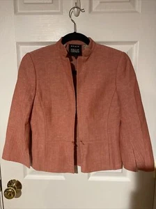 Akris Women’s Size 2 Wool Flax Blend Blazer Jacket - Picture 1 of 11