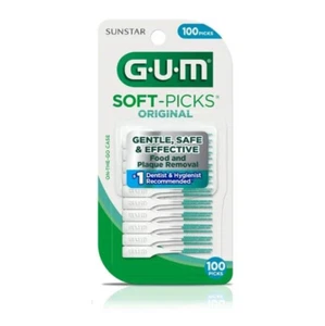 GUM Soft-Picks Original,Easy to Use Dental Picks for Teeth Cleaning and Gum - Picture 1 of 12