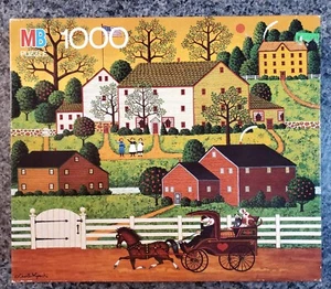 Puzzle vintage Milton Bradley Charles Wysocki HI NEAR 1000 pezzi COMPLETO - Foto 1 di 6