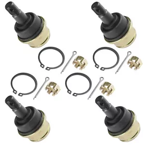 4 Front Upper Lower Knuckle Ball Joint For Honda TRX300FW Fourtrax 300 4X4 88-00 - Picture 1 of 7