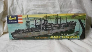 Revell Vintage 1956 USS Randall PA224 Attack Transport Kit Plastic Model Kit "S" - Picture 1 of 2