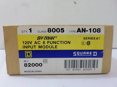 Nuevo módulo de entrada excedente cuadrado D 8005 AN-108 120V AC 8 funciones Ser A1 Foto 1 de 4
