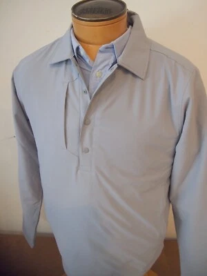 Peter Millar Crown Crafted Approach Insulated 1/2 Snap Pullover NWT M $230 Grey - Image 1 of 4