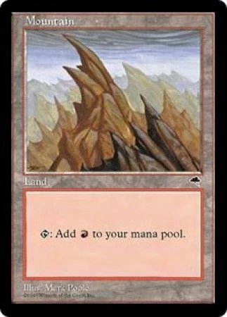Mountain (Left) Tempest Light Play MTG Magic DNA GAMES - Image 1 of 1