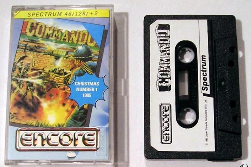 Jogo Sinclair ZX Spectrum 48K - COMMANDO - Encore - Testado e funcionando - Imagem 1 de 1
