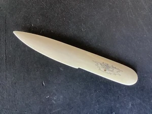 VINTAGE 60’s ERA ALASKA NATIVE SOUVENIR (W/REAL GOLD NUGGET INLAY) LETTER OPENER - Bild 1 von 8