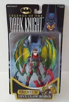 KENNER BATMAN LEGENDS OF THE DARK KNIGHT DIVE CLAW ROBIN ACTION FIGURE 1996 NEW - Image 1 of 4