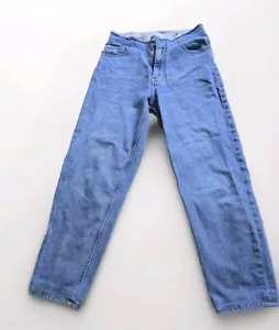 Calvin Klein Mom Jeans Cropped Light Blue W27 x L30 - Picture 1 of 19