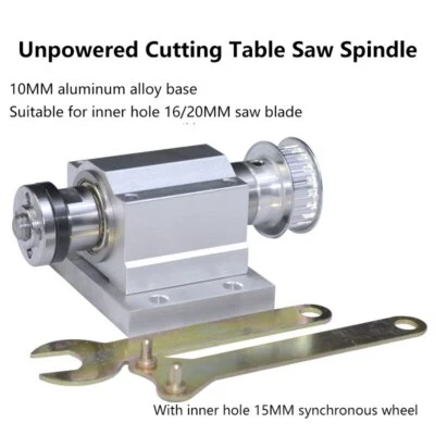 Table saw cutting spindle M10 thread can installed with inner hole 16 and 20mm  - Image 1 of 4