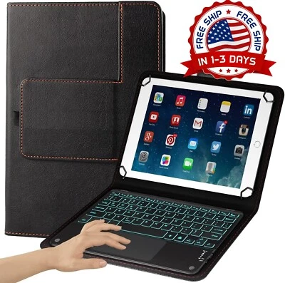 Funda con teclado, фолиант funda de piel tipo, многофункциональный, цветной негро НОВЫЙ США - Изображение 1 из 4