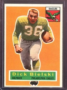 1956 Topps Football # 76 Dick Bielski NM Near Mint - Picture 1 of 2
