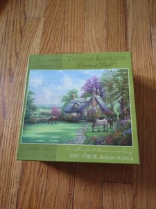 Thomas Kinkade A Perfect Summer Day Jigsaw Puzzle 1000 Piece  2002 - Picture 1 of 4