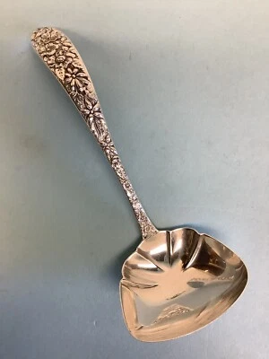 Sterling Silver Repousse Ladle 5” L - Image 1 of 4
