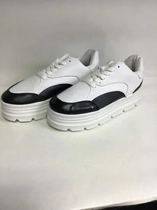 Womens Koi Vegan Footwear Trainers White And Black Vegan UK Size 5 - Picture 1 of 4