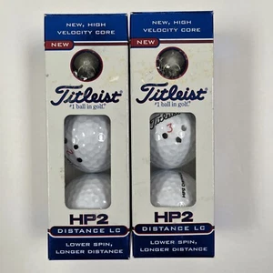 Titleist Golf Balls HP2 Distance LC Lower Spin Long Distance 3pc sleeve Lot Of 2 - Picture 1 of 6