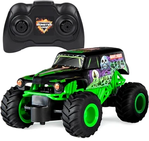 Monster Jam ,Official Grave Digger Remote Control Monster Truck Toy, 1:24 2.4GHZ - Picture 1 of 35