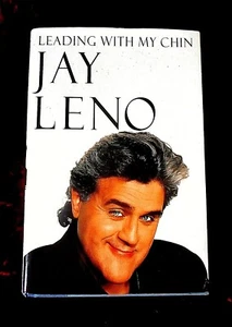 AUTOGRAPHED 1ST ED. "LEADING WITH MY CHIN" BY JAY LENO (HARDBACK, 1998) - Picture 1 of 3