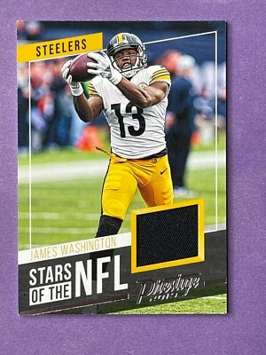 James Washington 2019 Prestige #SS-JW Stars of the NFL Patch Steelers - Image 1 of 2