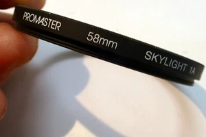 Promaster Skylight 1A 58mm Lens Filter - Picture 1 of 8