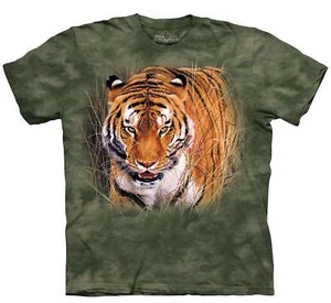 Camiseta Tiger King Encuentro Cercano Naturaleza Verde Animal de Montaña Selva 2X - Imagen 1 de 3