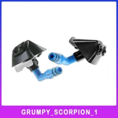 Pair HeadLight Lamp Washer Nozzle Spout  Fit Saab 9-3 2004 2005 2006-2012 - Image 1 of 4