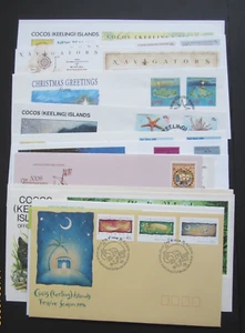Cocos Keeling Islands, First day covers. 1994 - 1990. Birds, fish, crabs. - Picture 1 of 7