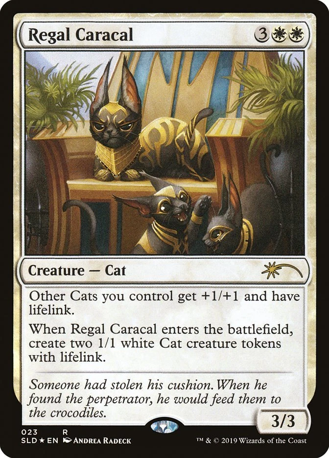 Magic the Gathering (mtg): SLD: Regal Caracal - Rare - Image 1 of 1