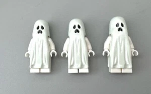 Set of 3 Genuine LEGO Monster Fighter Ghost Minifigures Glow in the Dark Shrouds - Picture 1 of 3