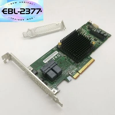 ASR-7805 Adaptec 2274100-R 6Gbps SAS SATA 1GB PCIe Gen3 Raid Controller Card - Image 1 of 3