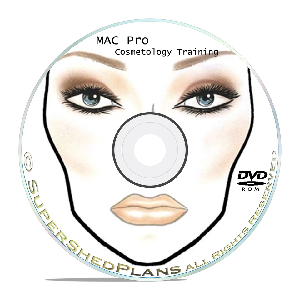 1800+ Makeup Face Charts - MAC Pro Bible Cosmetics Manual Training DVD CD B51 - Image 1 of 1