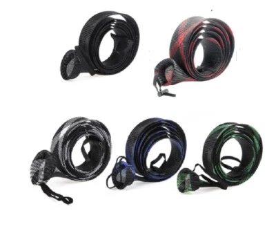 TIKA 1-Pack 170 cm Fishing Rod Sock Cover –Braided Mesh Spinning Rod Protector Sleeve