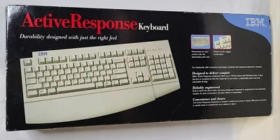 IBM 09N5544 Active Response Keyboard Rugged W 10 Mil Strokes Tested/ Key PS2 NIB - Image 1 of 4