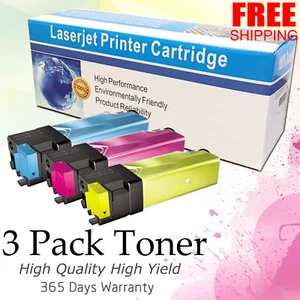 3 pk Magenta Cyan Yellow color Laser Toner Cartridge for Dell 1320 1320c Printer - Picture 1 of 1
