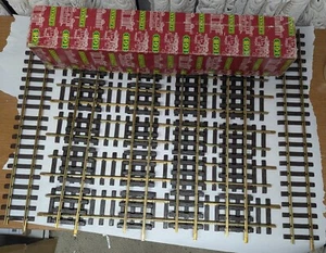 LGB NO. 1000 24in G SCALE STRAIGHT TRACK L=300mm LOT OF 12 - Picture 1 of 19