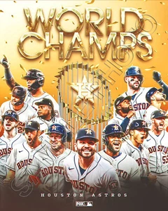 2022 HOUSTON ASTROS WORLD SERIES CHAMPIONS 8X10 TEAM COMPOSITE PHOTO POSTER #2 - Picture 1 of 1