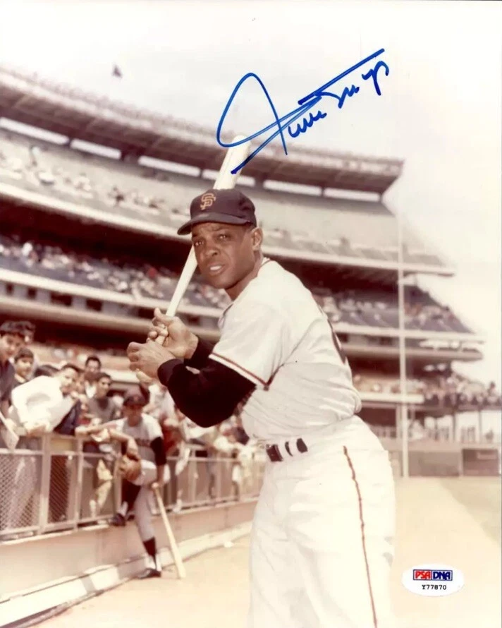 Willie Mays 8 x 10 Photo Signed Auto PSA/DNA Authenticated Giants - Image 1 of 1