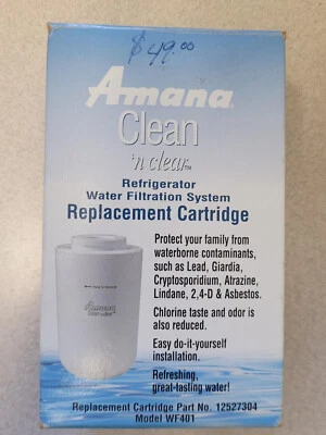 AMANA 12527304 Clean 'N Clear Refrigerator Replacement Cartridge - Image 1 of 2