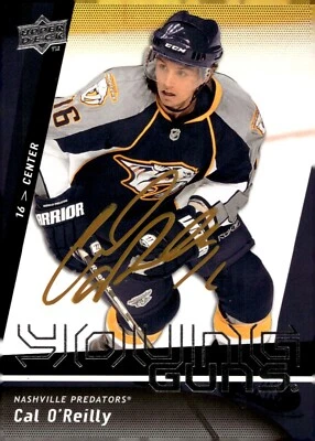 Cal O'Reilly - Signed 2009-10 Upper Deck Young Guns Rookie Card #233 - Predators - Image 1 of 2