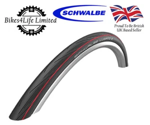 Schwalbe Black/Red 700 x 25c Lugano Cycle Road Tyre - Picture 1 of 1
