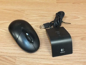 Genuine Logitech (M-RCE95) Wireless Optical Mouse & Receiver **READ**  - Picture 1 of 5