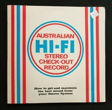 AUSTRALIAN HI-FI STEREO CHECK-OUT RECORD 12