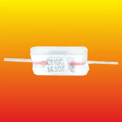 CONDENSADOR VINTAGE VIDRIO AXIAL CORNING AVX SOVCOR CY10C1430F 143pF 1% 500V Foto 1 de 4