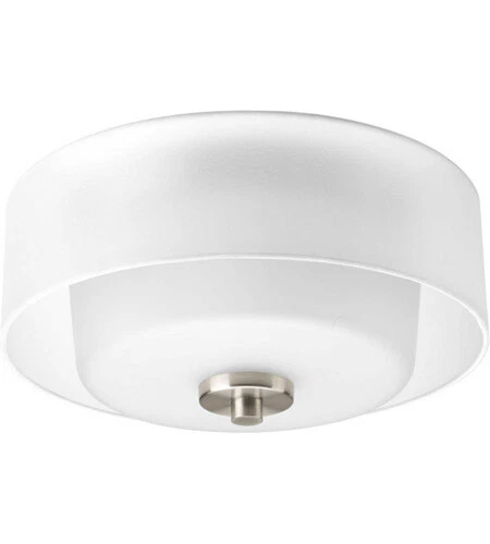 Progress Lighting Invite 2 Light Flush Mount in Brushed Nickel P3693-09