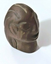 Rare Ancient Indus Valley Harappa Hand Carved Jasper Stone Head Amulet