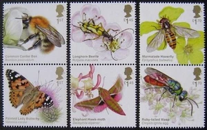 QEII 2020 Brilliant Bugs set, fine NH mint. Sg.4428-4432 - Picture 1 of 1